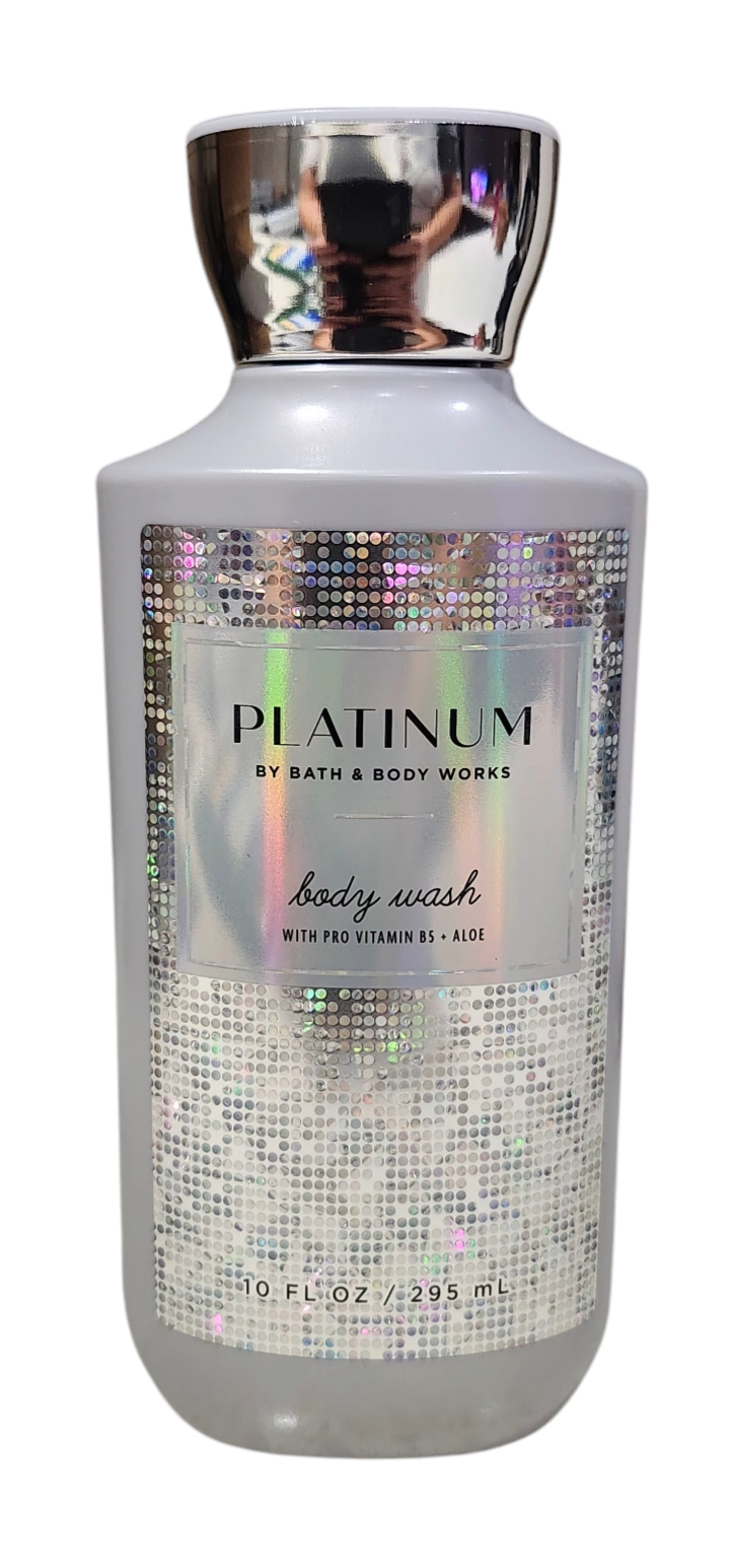 NEW Bath & Body Works Platinum Body Wash Gel 10 oz