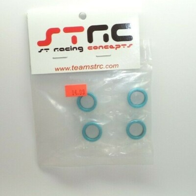NEW STRC STA80034B Aluminum Shock Collar w/O-Ring (4) Blue Yeti / Wraith / EXO