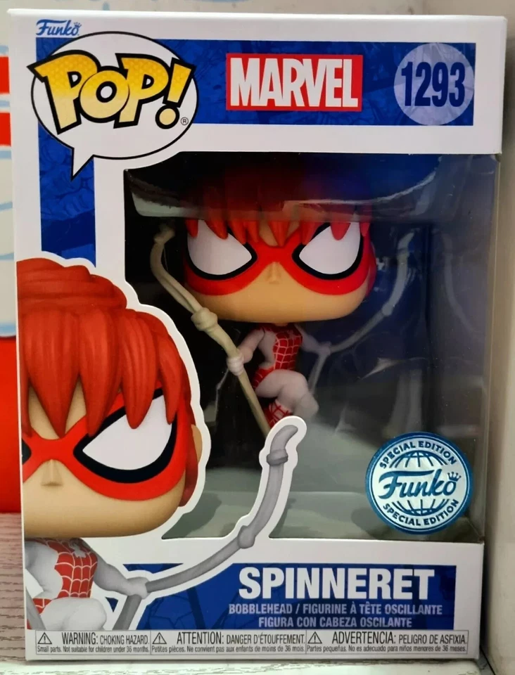 FUNKO POP MARVEL SPINNERET #1293 SPECIAL EDITION THE AMAZING SPIDER-MAN MJ NUOVO - Imagen 2 de 4