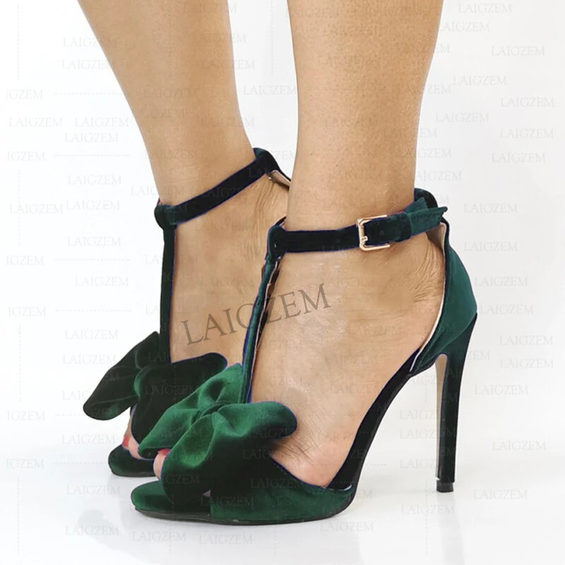 Sandali donna punta aperta sottili tacco alto sandali velet