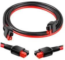 1m Anderson Style Universal DC Power Connector 3ft Cable Rated 30A Male / Female