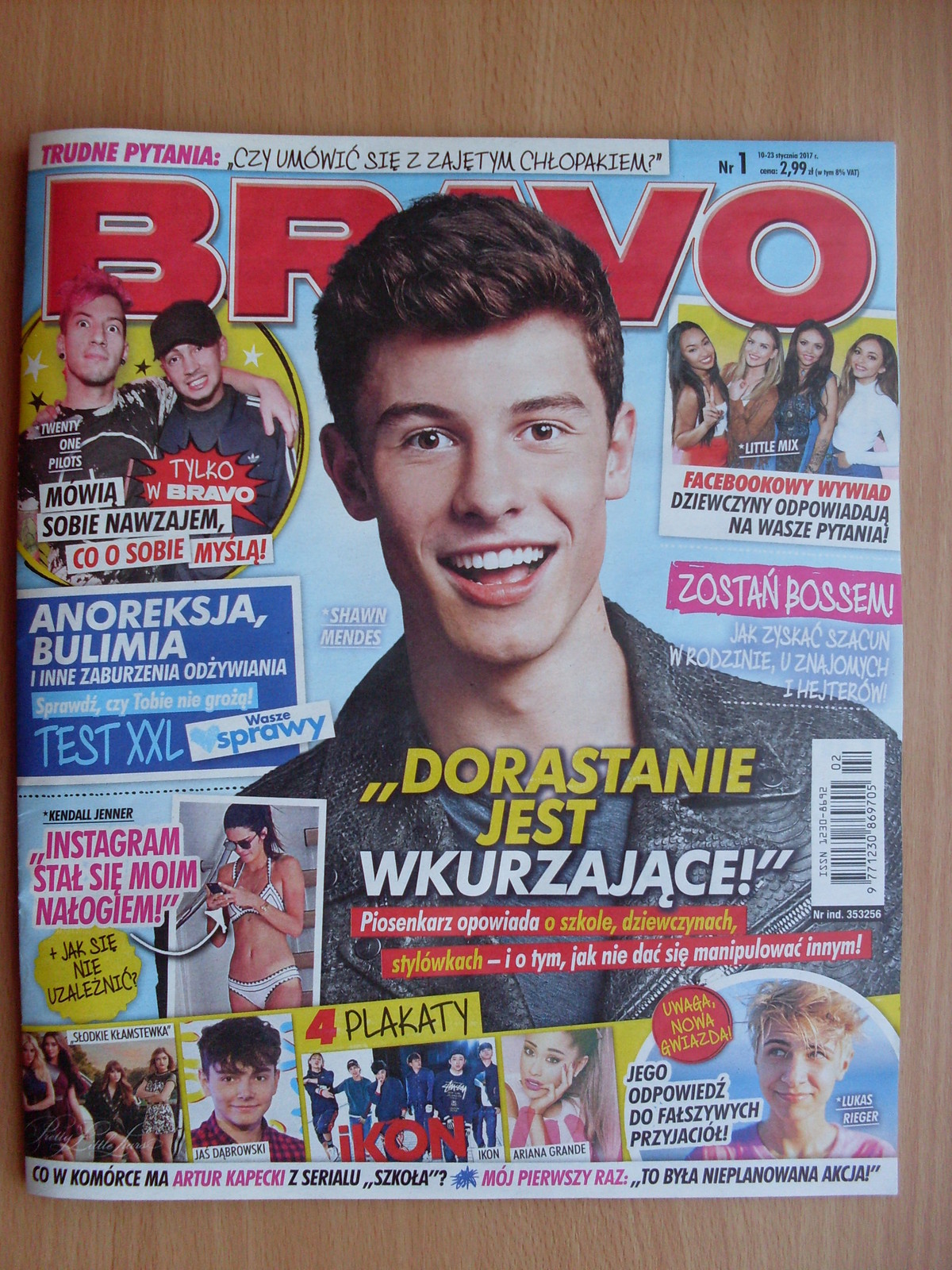 BRAVO 1/2017 SHAWN MENDES,iKON,Ariana Grande,Lukas Rieger,Pretty Little Liars eBay