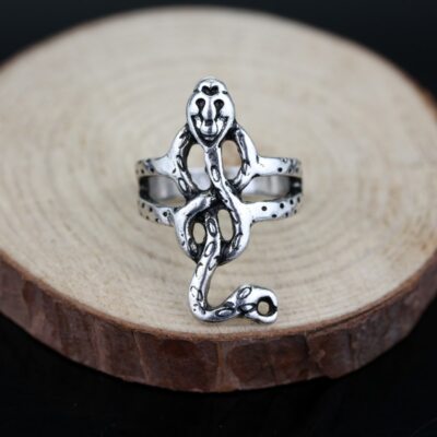 Nagini Slytherin Ring Horcrux Voldemort Death Eater Snake Ring Choice