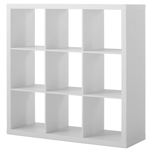 9 Cube Modern Storage Organizer Bookshelf Office Living Room Shelf Large White