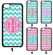 Custom PERSONALIZED Chevron MONOGRAM Cute Back Case Cover For Apple iPod 6 5 4