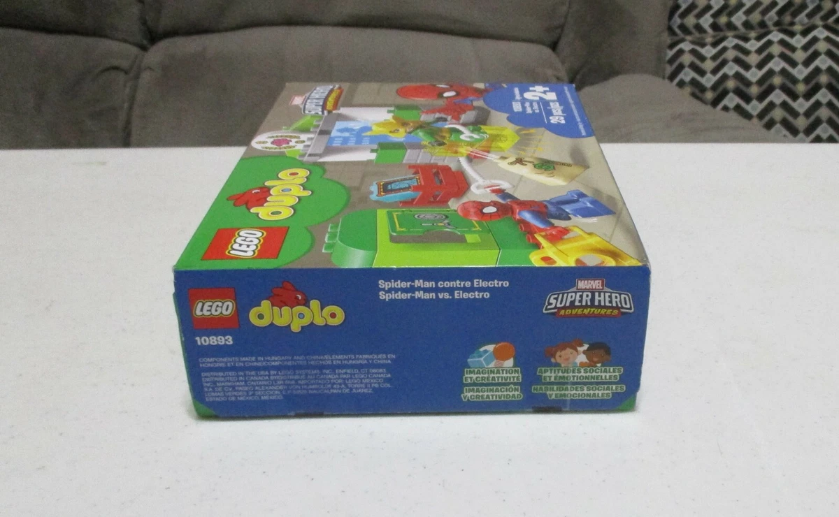 LEGO Duplo 10893 Marvel Super Hero Adventures Spider-Man vs Electro ~ NEW  673419301879