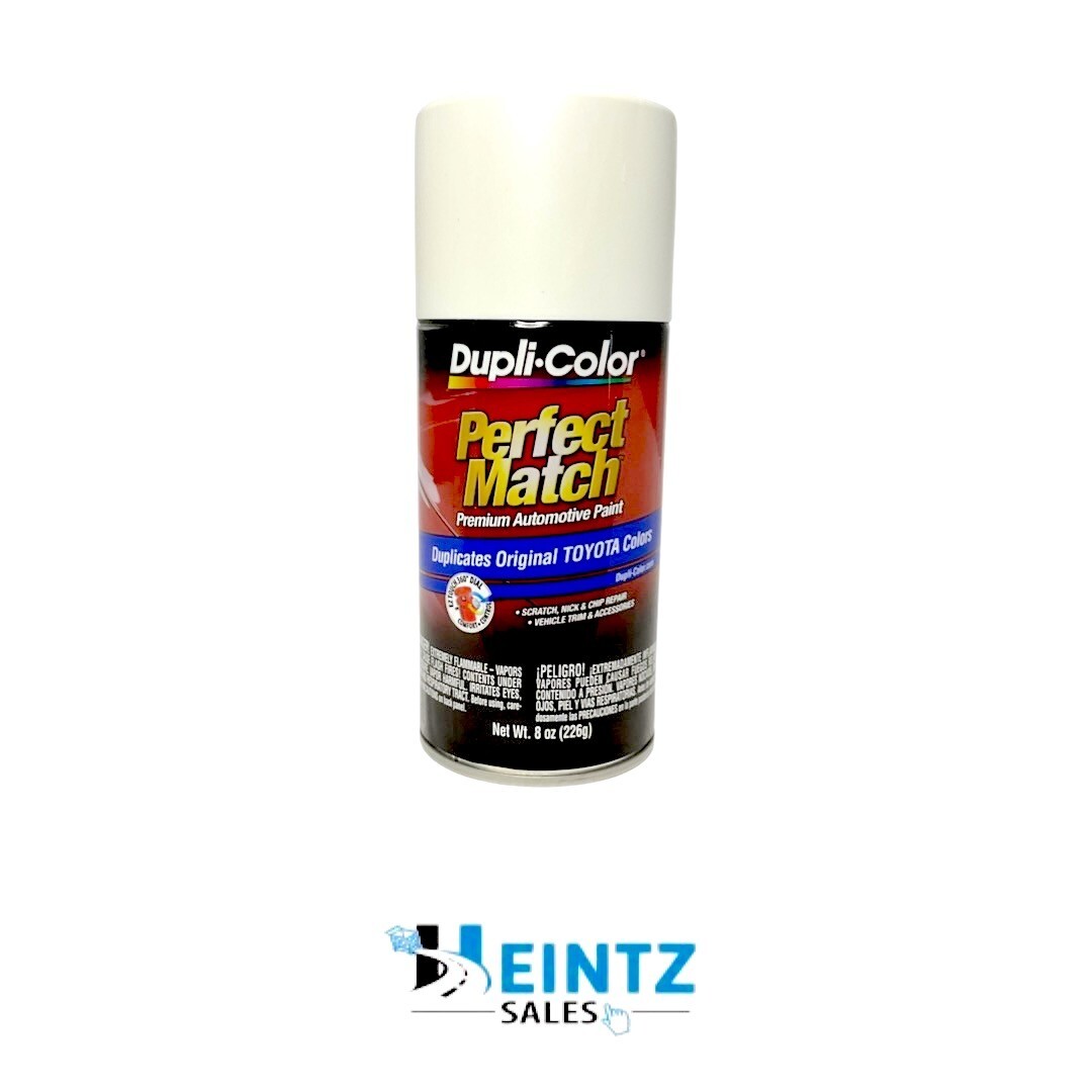 Miei T　0206 Duplicolor BTY1626 Perfect Match Toyota White Pearl 8 oz Aerosol