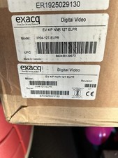 12TB NVR Exacq ExacqVision EV-4IP NVR 12T Server 4 Camera License Brand New