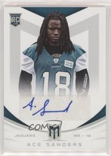 2013 Panini Momentum Rookie Signatures Platinum 5/25 Ace Sanders #103 Auto 0q3