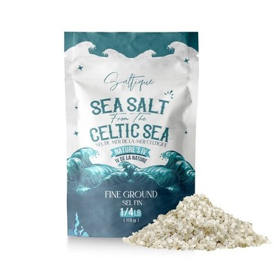 Baja Gold Mineral Sea Salt Natural Grain Crystals 1 Lb Bag Organic Trace Minera