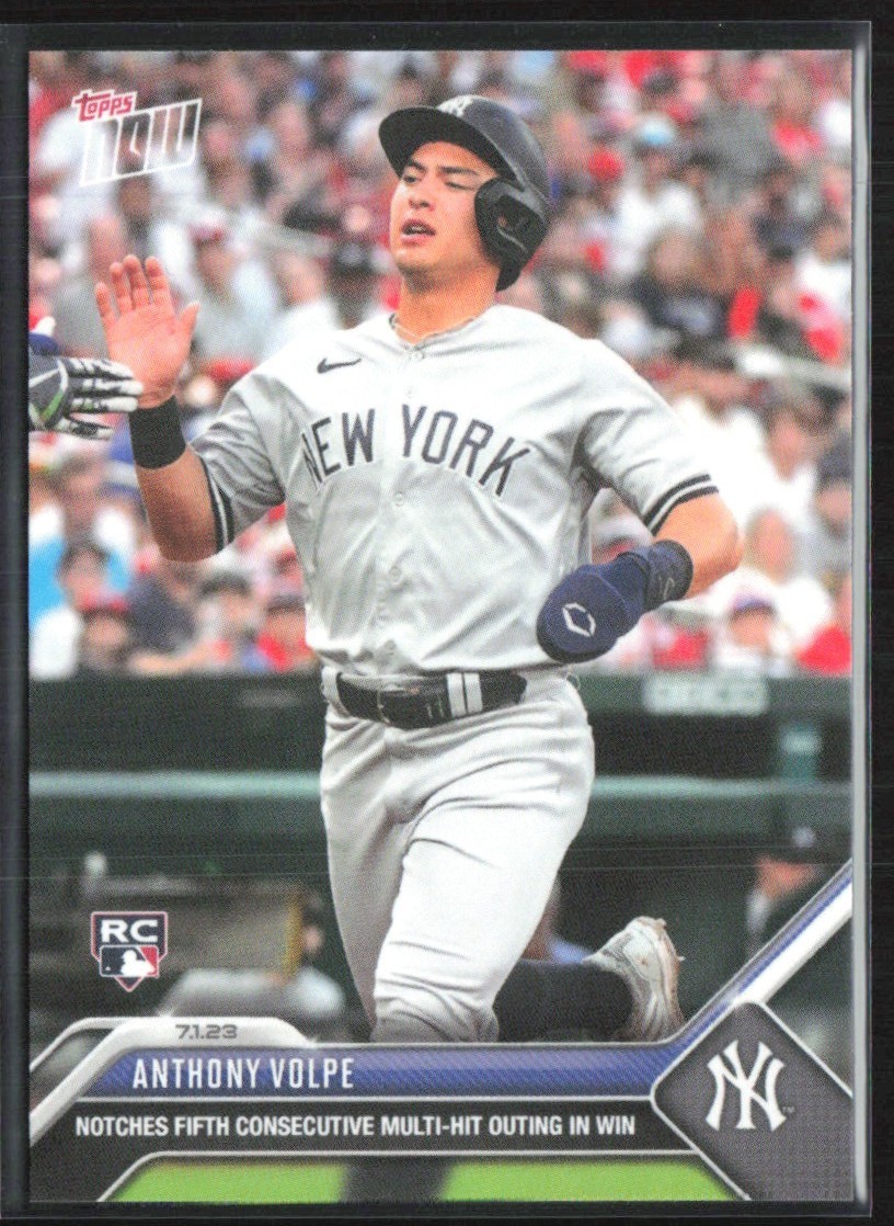 Anthony Volpe 2023 Topps Now RC PR1734 A #519 New York Yankees