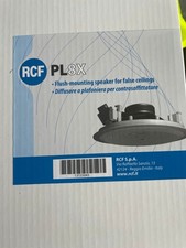 RCF PL8X  8" COAXIAL CEILING SPEAKER ONE Pair of TWO SPEAKERS 8" woofer