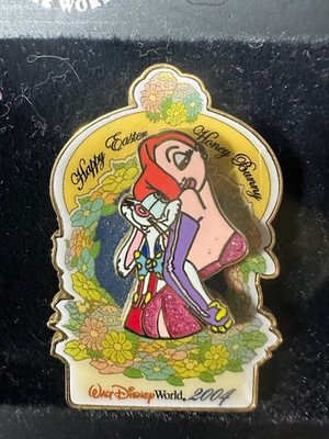 WDW ROGER and JESSICA RABBIT HAPPY EASTER HONEY BUNNY 2004 PIN- LE 3500- #29091