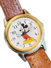 Vintage Disney Mickey Mouse Rotating Arms Watch Women  s 25 Mm New Battery