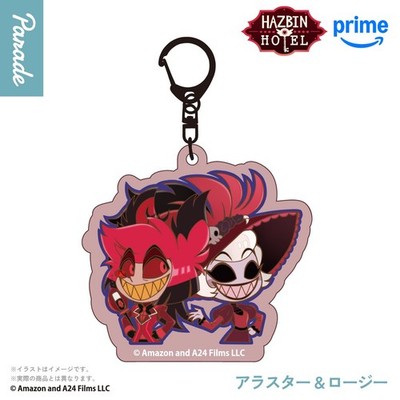 Hazbin Hotel Gacha Gacha Acrylic Key Chain Vox Alastar Limited