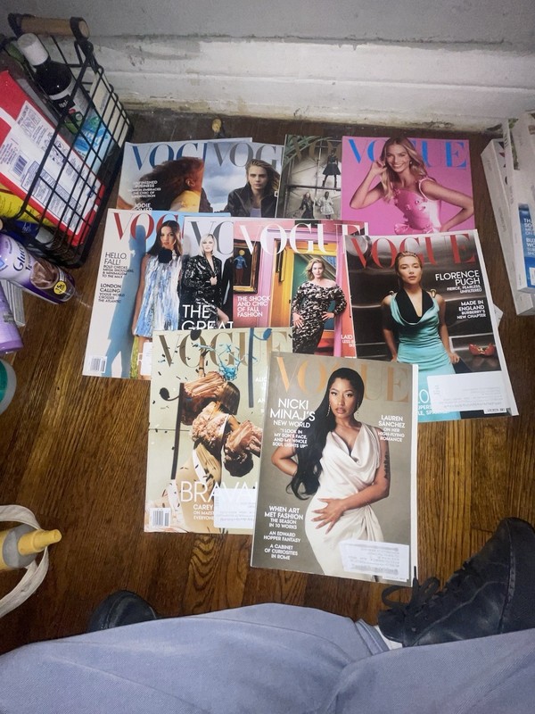 10 Issues of American Vogue / Year 2023 Exellent Archival Condition