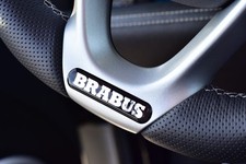 2 adesivi 65x15 mm emblema per Smart Mercedes 450, 451, 453 Brabus Pulse Passio