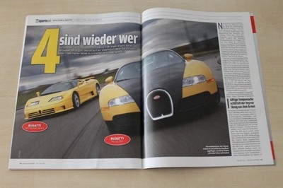 Auto Bild Sportscars 03/2010 Bugatti EB 110 Super Sport mit 612PS besser als...?