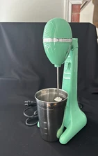 Hamilton Beach DrinkMaster Milkshake Maker Stainless Steel Cup Mint 2-Speed 28oz