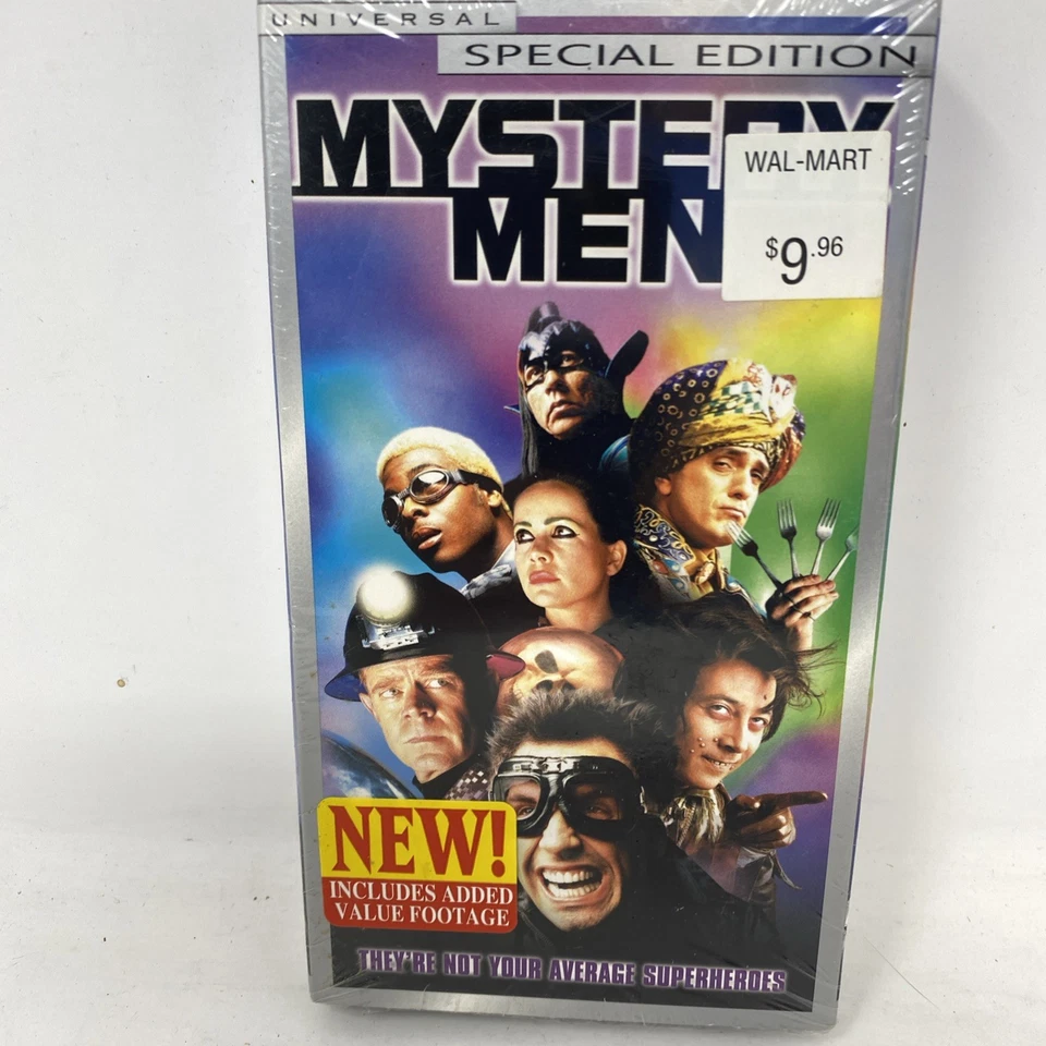 Mystery Men 2000 Universal VHS Special Edition Comedy Ben Stiller Paul Reubens - Image 2 of 4