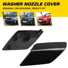 2X Headlight Washer Jet Spray Cover For 2009 10 11-2013 VW Golf 6 A6 MK6 GTI EPY