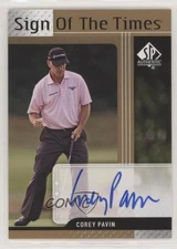 2012 SP Authentic Sign of the Times Corey Pavin #ST-CP Auto 9cf