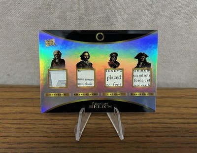 2025 Pieces of the Past Pirates Quad Washington Einstein Shakespeare Caesar