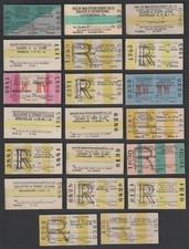 TWENTY Train Tickets IOM Isle of Man Steam Packet Company Ltd Railway IOM Travel
