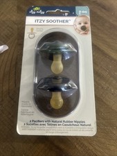 Itzy Soother Cherry Cerise 0-6m Camo and Midnight