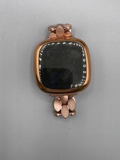 Fitbit Versa 2 Smartwatch Rose Gold w Rose Gold Link Band  Charger Bundle