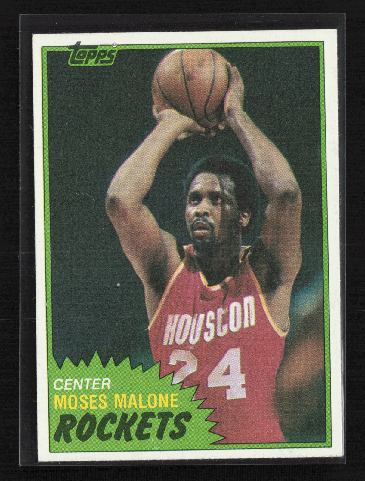 1981-82 Topps #14 Moses Malone Houston Rockets NM