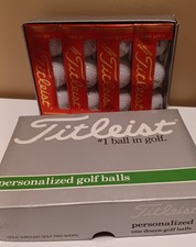 New Box Of 12 Titleist 90 Compression 384 DT Golf Balls