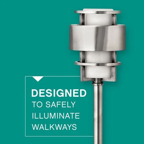 Hinkley Lighting 1579-LL Saturn 12V LED Center Mount Path Light - Stainless - Picture 3 of 7