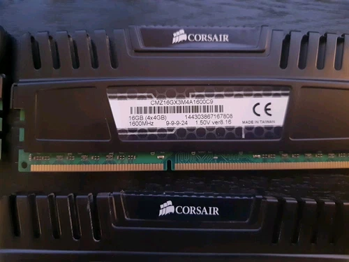 Corsair PC3-12800 4x4 GB DIMM 1600 MHz PC3-12800 DDR3 Memory (CMZ16GX3M4A1600C9) - Picture 5 of 7