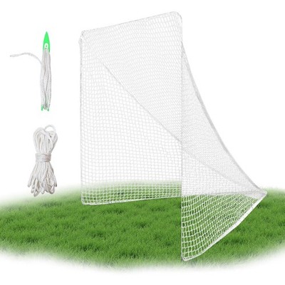 6x6x7 Lacrosse Net,4mm Heavy Duty Lacrosse Replace Net with 1x Installation T...
