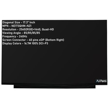 For AASUS ROG STRIX G713PV-LL SERIES 17.3" LCD Screen 2560x1440 QHD Panel 240Hz