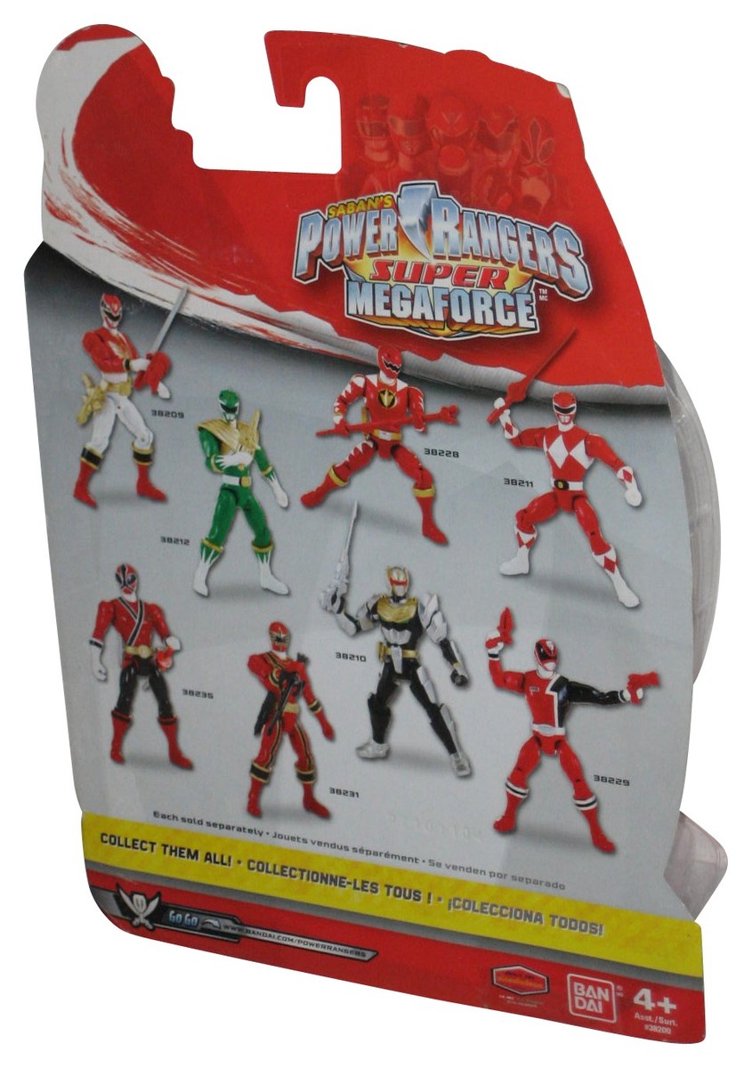 【未使用品】BANDAI POWER RANGERS MEGAFORCE レッド Bandai Power Rangers Megaforce 10cm / 4