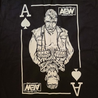 Jon Moxley Brodie Lee AEW T-Shirt L Large Double or Nothing 2020 WWE The Shield