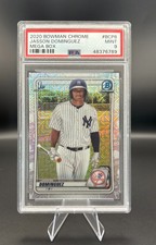 2020 Bowman Chrome Jasson Dominguez #BCP8 Mega Box Mojo PSA 9 Yankees