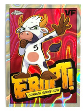 2025 TOPPS CHROME VEEFRIENDS ERUPT! COMMON SENSE COW CASE HIT SSP