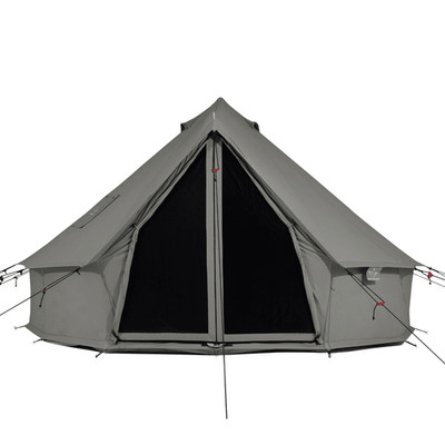 White Duck Regatta Bell Tent, Water Repellent, Boulder Gray, 16.5ft, WD-RBT-08