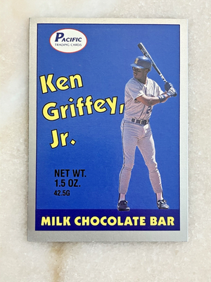 #ad 1989 Pacific Trading Card Candy Bar Promo BLUE Ken Griffey Jr RC NM MT $18.88