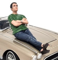 American Diorama 1/18 Scale Car Meet Guy Ii Polyresin Figure Model Display