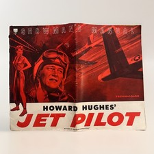 Original 1957 Jet Pilot Showman&rsquo;s Manual Howard Hughes John Wayne 18x14 24 Sheet