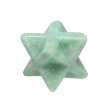 1 Pcs Star Crystals Stone Natural Love Gemstone Bulk Green Aventurine
