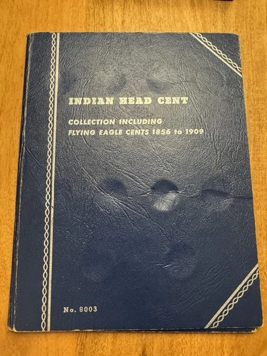 31 Indian Head Cents 1879–1909 Vintage US Penny Coin Album Collection
