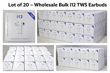  20-Pack Wholesale Wireless Earphones Headphones, Earbuds New Sealed In Box