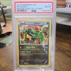 Rayquaza #11/20 - 2012 Pokemon Dragon Vault Stamped Holo - PSA 8