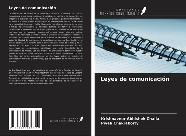 Leyes De ComunicacióN Krishnaveer Abhishek Challa (U. A.) Taschenbuch Spanisch-image