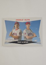 2020 Topps Archives - 1960 Combo Cards Mike Trout, Shohei Ohtani #60CC-TO